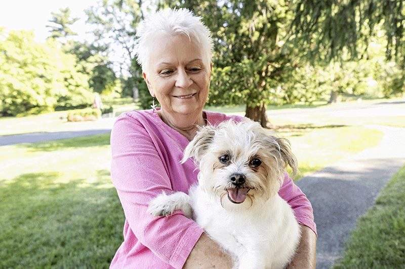 LE Resident With Dog