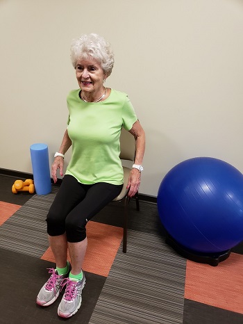 shoulder rolls senior exercise