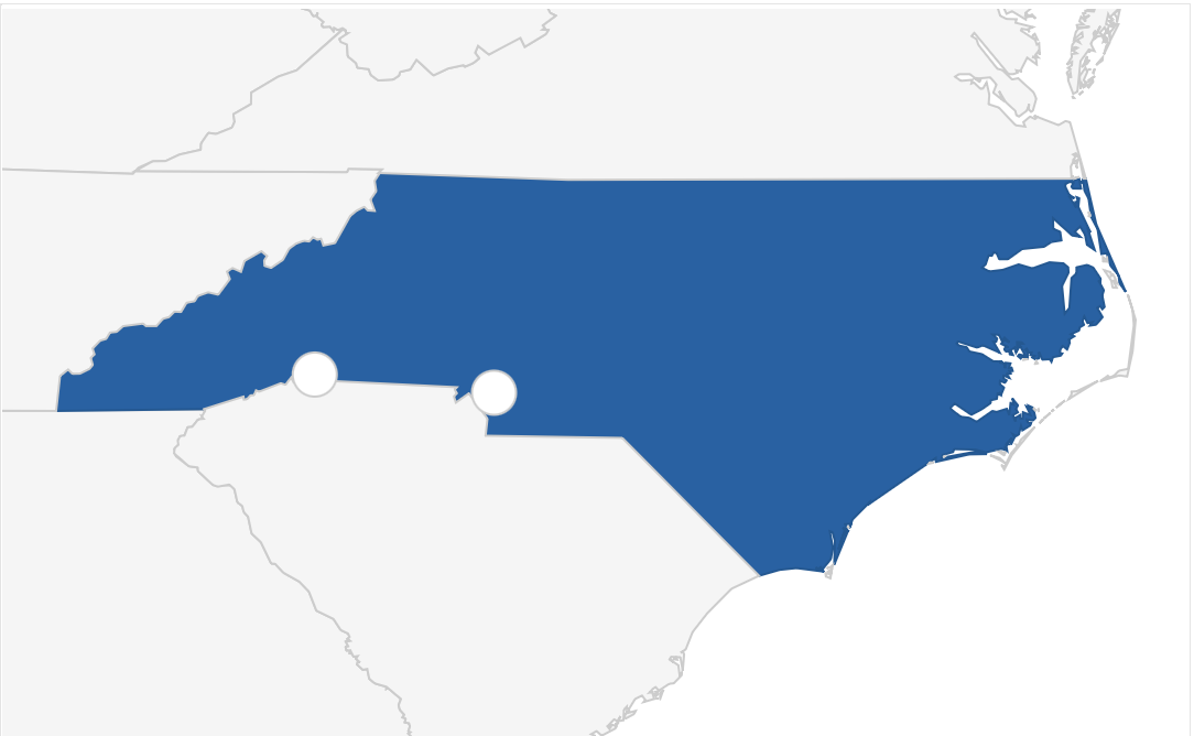 North Carolina Map