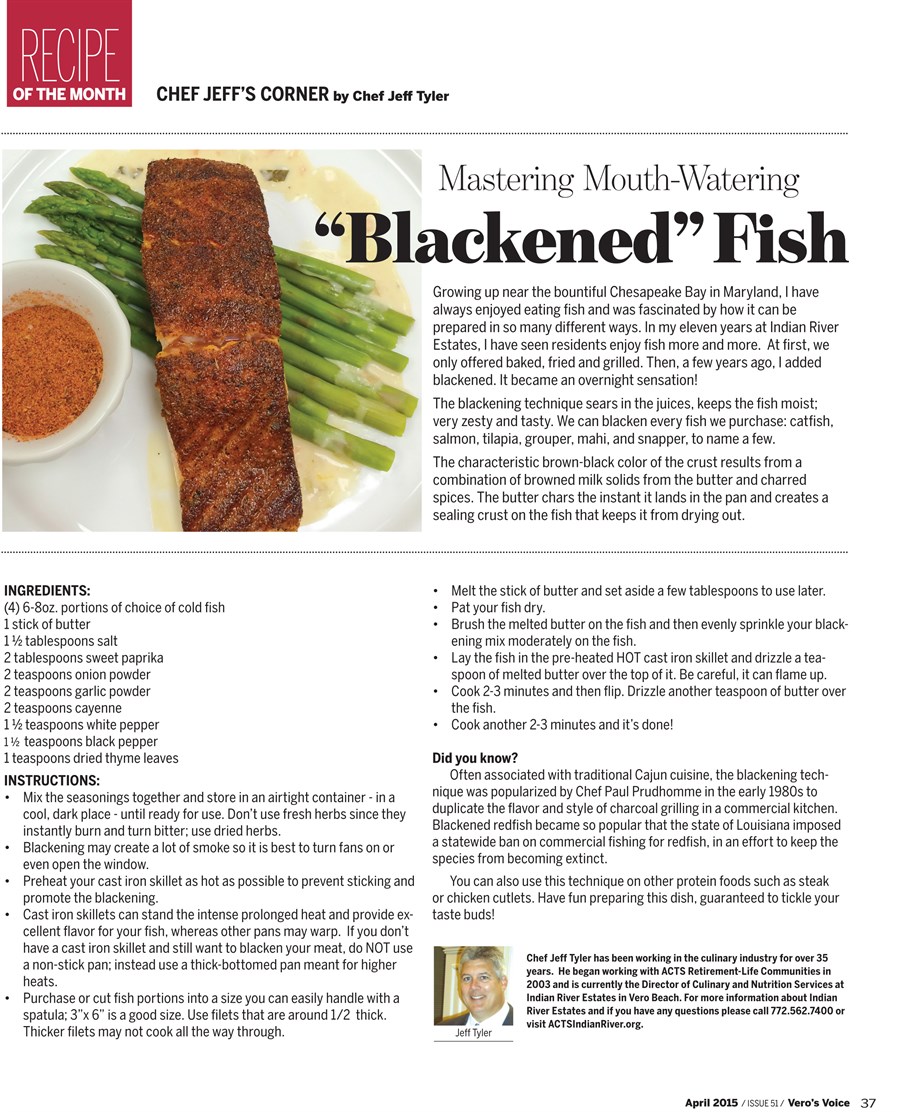 Blackened Fish Recipe