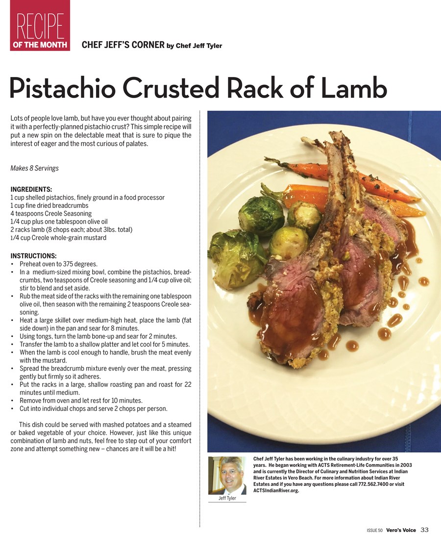 rack of lamb recipe