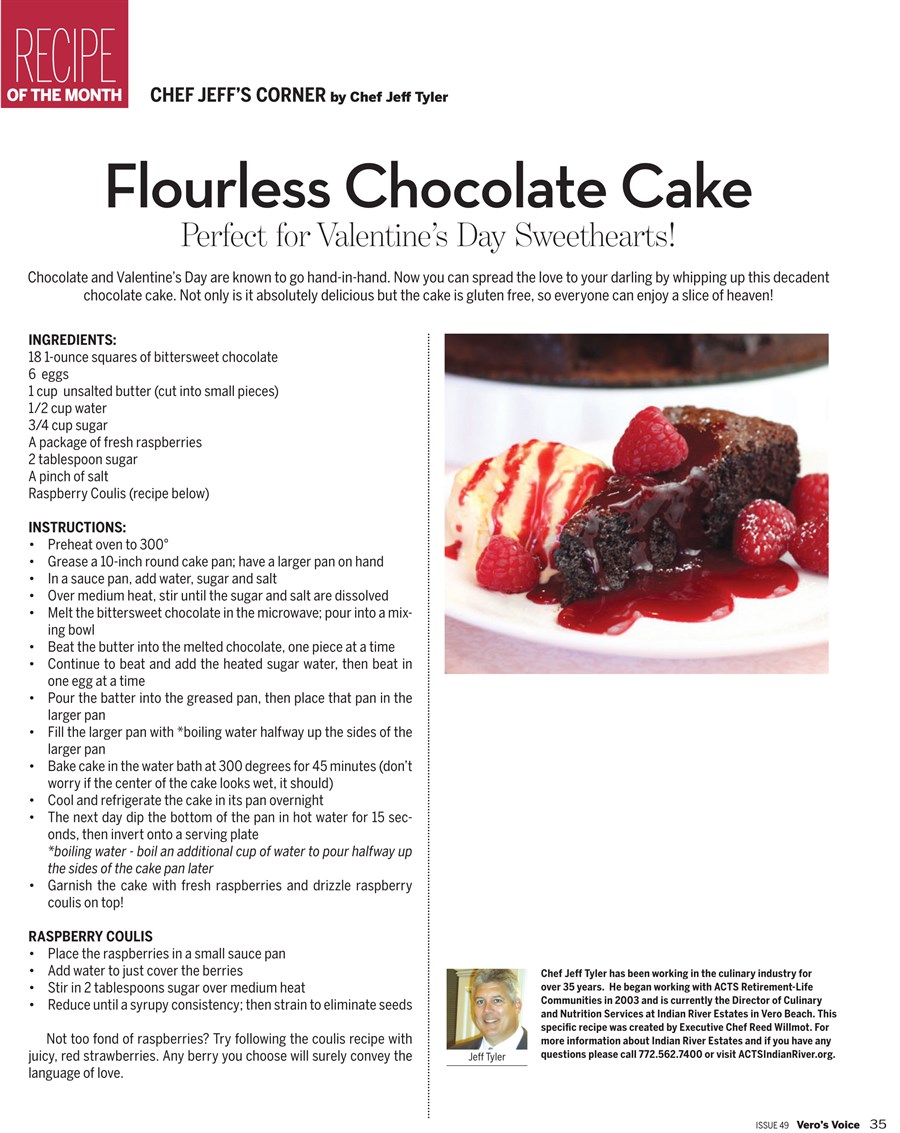 flourless chocolate cake