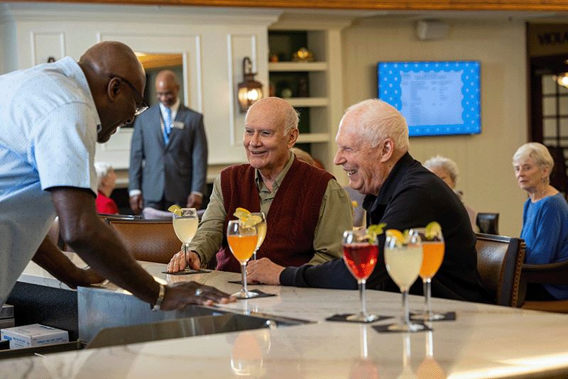 FH Residents In Lounge