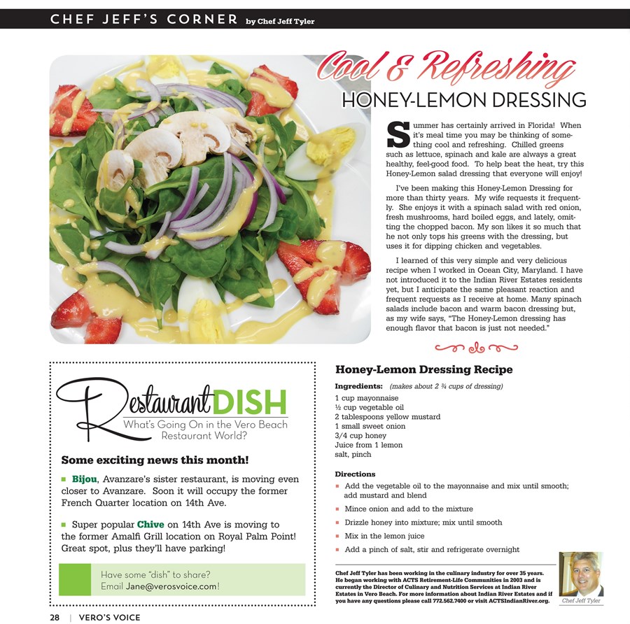 Honey Lemon Dressing