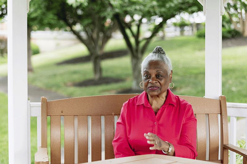 FWE Woman In Gazebo