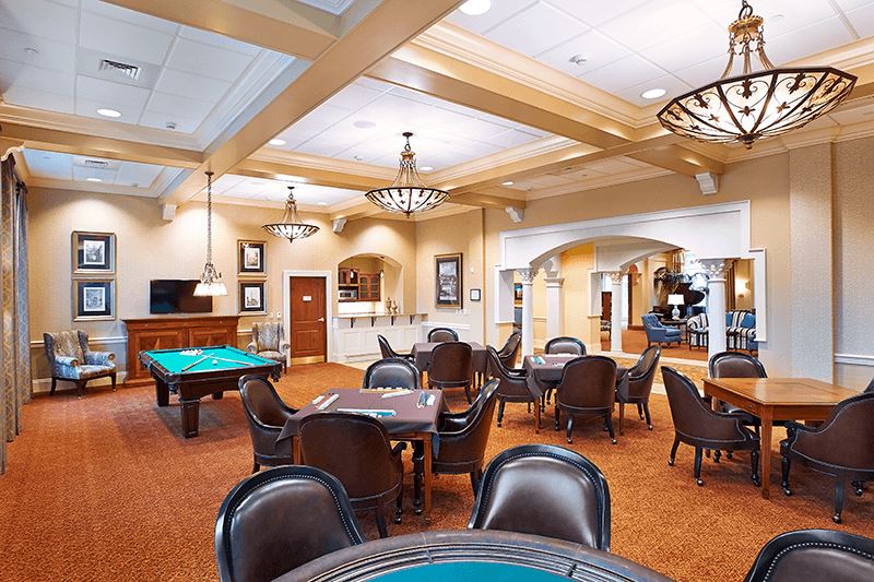 The Terraces Interior Club Room