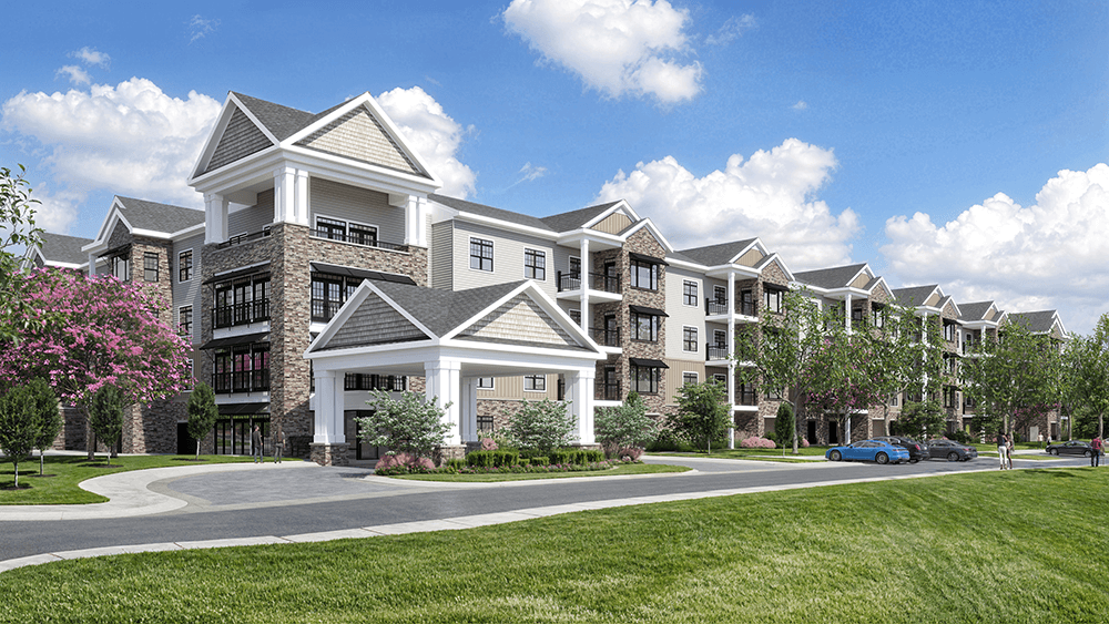 Apartment Building Front Exterior