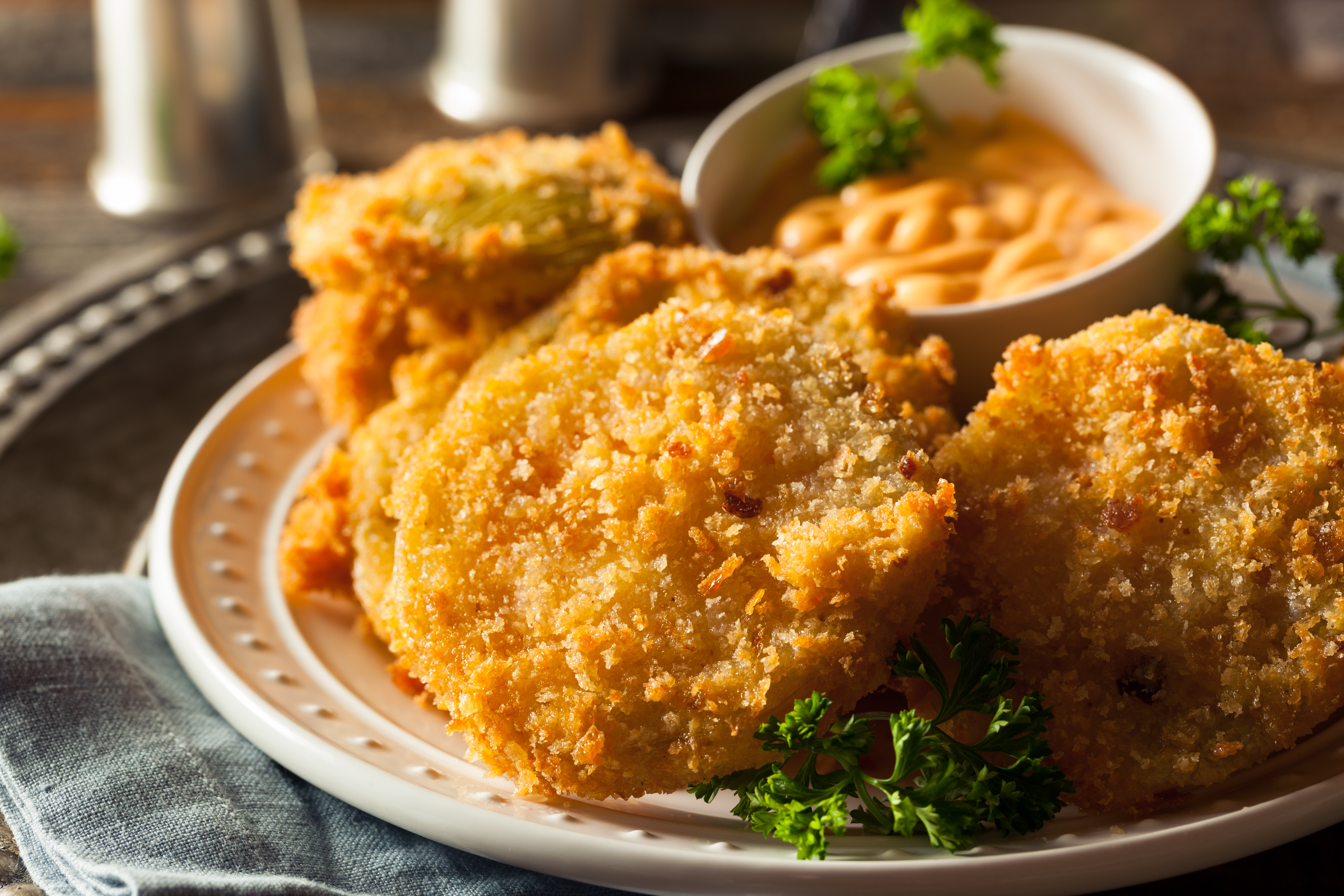 Fried green tomatoes