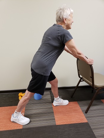 standing calf stretch senior exercise