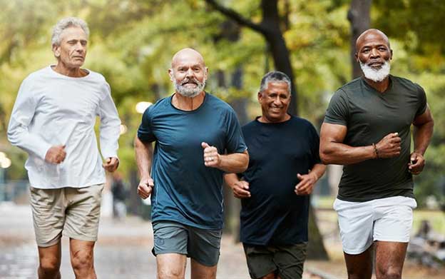 jogging is one of the healthier hobbies for retired men